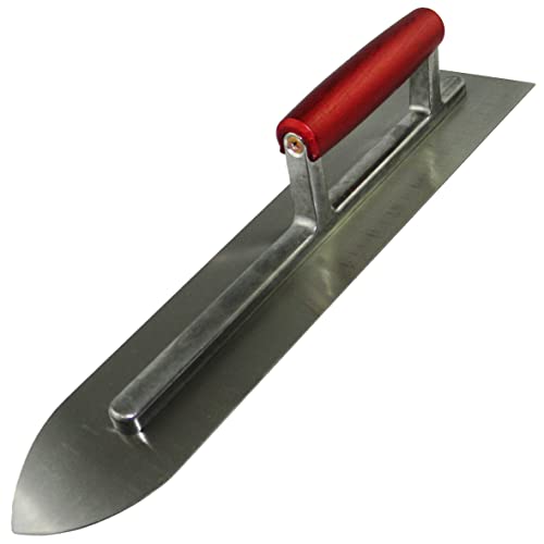 Profi Bodenlegerkelle spitzförmige, 585mm x 90mm, Estrichkelle, Steinholzglätter 1,2mm super stark Glättekelle für Bodenleger CT027 Profi Bodenlegerkelle spitzförmige, 585mm x 90mm, Estrichkelle, Steinholzglätter 1,2mm super stark Glättekelle für Bodenleger CT027 von ConToo