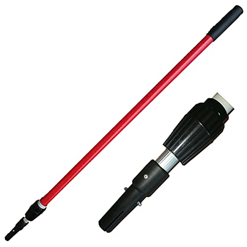 Profi super stark Teleskopstange für Profi Flächenspachtel, für Farbroller stange, Teleskopstiel 120-220 cm Adapter, Handgriff, höchste Qualität CT01 von ConToo