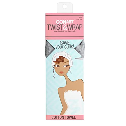 Conair, Twist & Wrap Baumwollhandtuch, 1 Handtuch von Conair