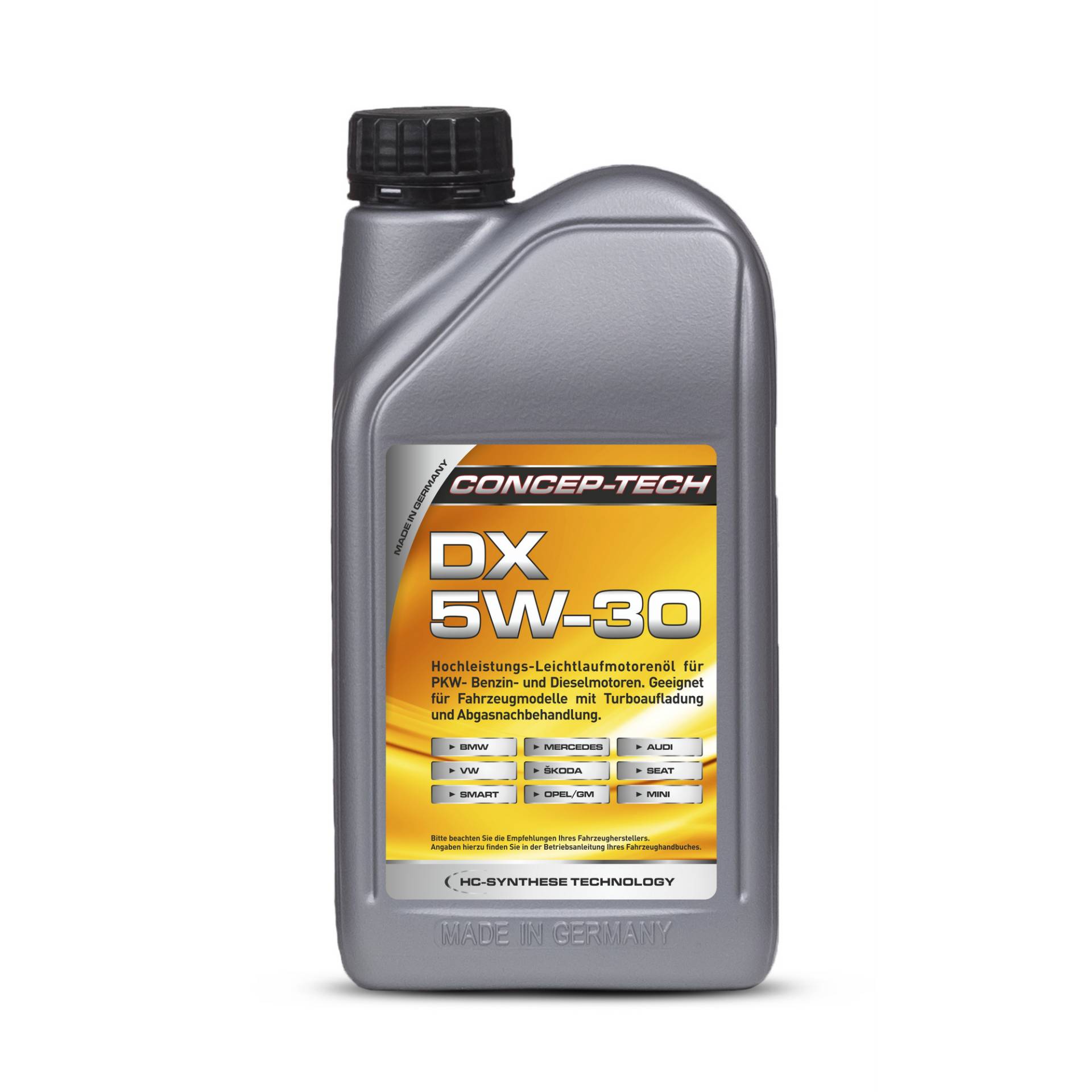 Concep-Tech Hochleistungs-Leichtlaufmotorenöl DX 5W-30, 1 l Concep-Tech Hochleistungs-Leichtlaufmotorenöl DX 5W-30, 1 l von Concep-Tech