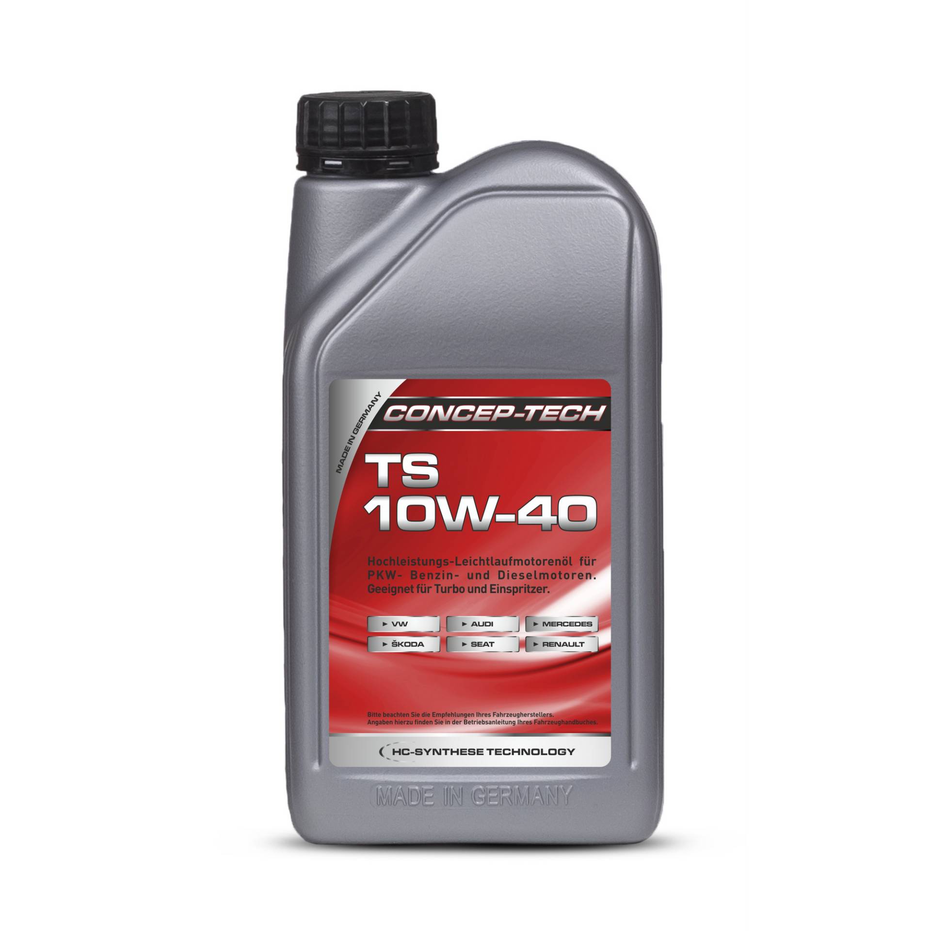 Concep-Tech Hochleistungs-Leichtlaufmotorenöl TS 10W-40, 1 l Concep-Tech Hochleistungs-Leichtlaufmotorenöl TS 10W-40, 1 l von Concep-Tech