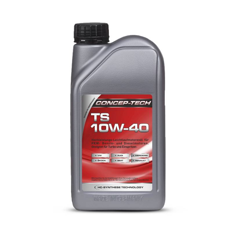 Concep-Tech Hochleistungs-Leichtlaufmotorenöl TS 10W-40, 1 l von Concep-Tech