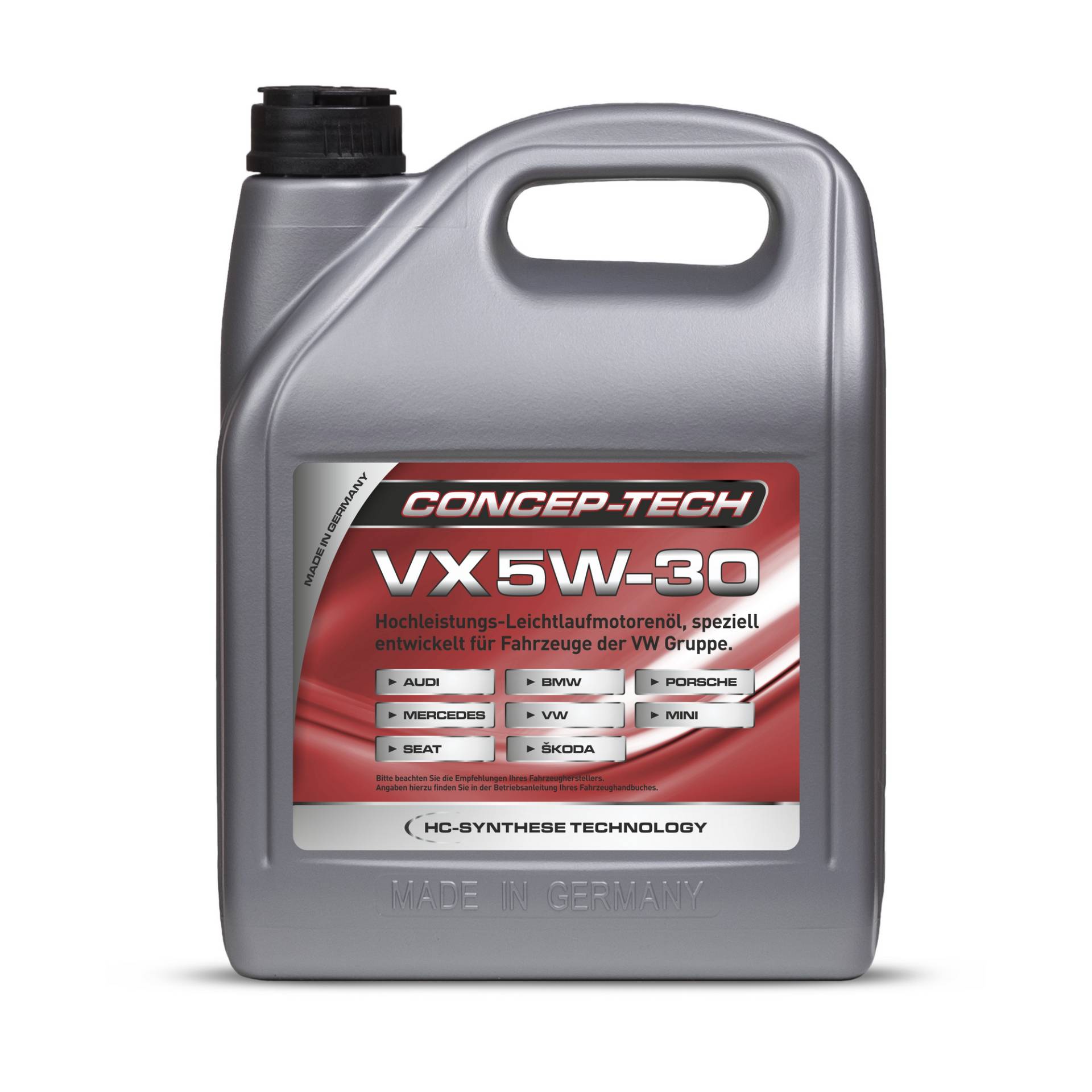 Concep-Tech Hochleistungs-Leichtlaufmotorenöl VX 5W-30, 5 l Concep-Tech Hochleistungs-Leichtlaufmotorenöl VX 5W-30, 5 l von Concep-Tech