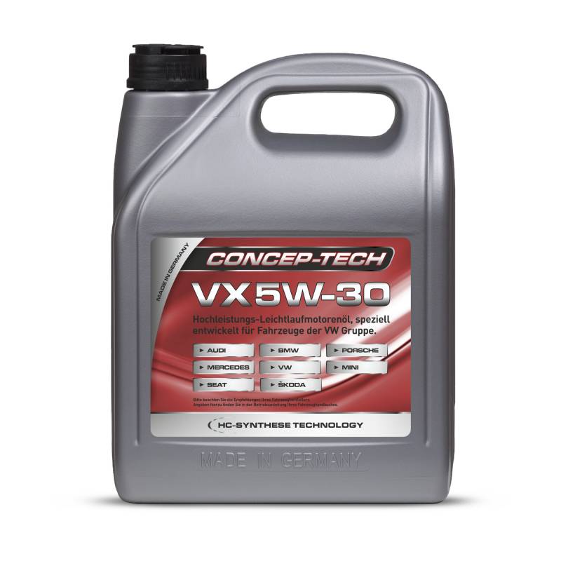 Concep-Tech Hochleistungs-Leichtlaufmotorenöl VX 5W-30, 5 l von Concep-Tech