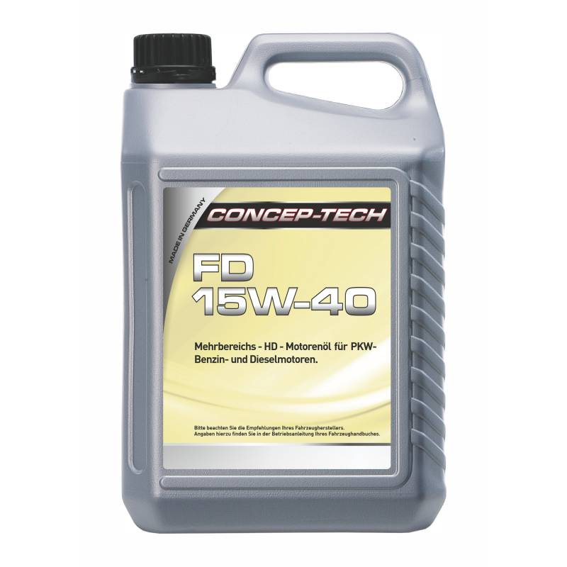 Concep-Tech Mehrbereichs-Motorenöl FD 15W-40, 5 l von Concep-Tech