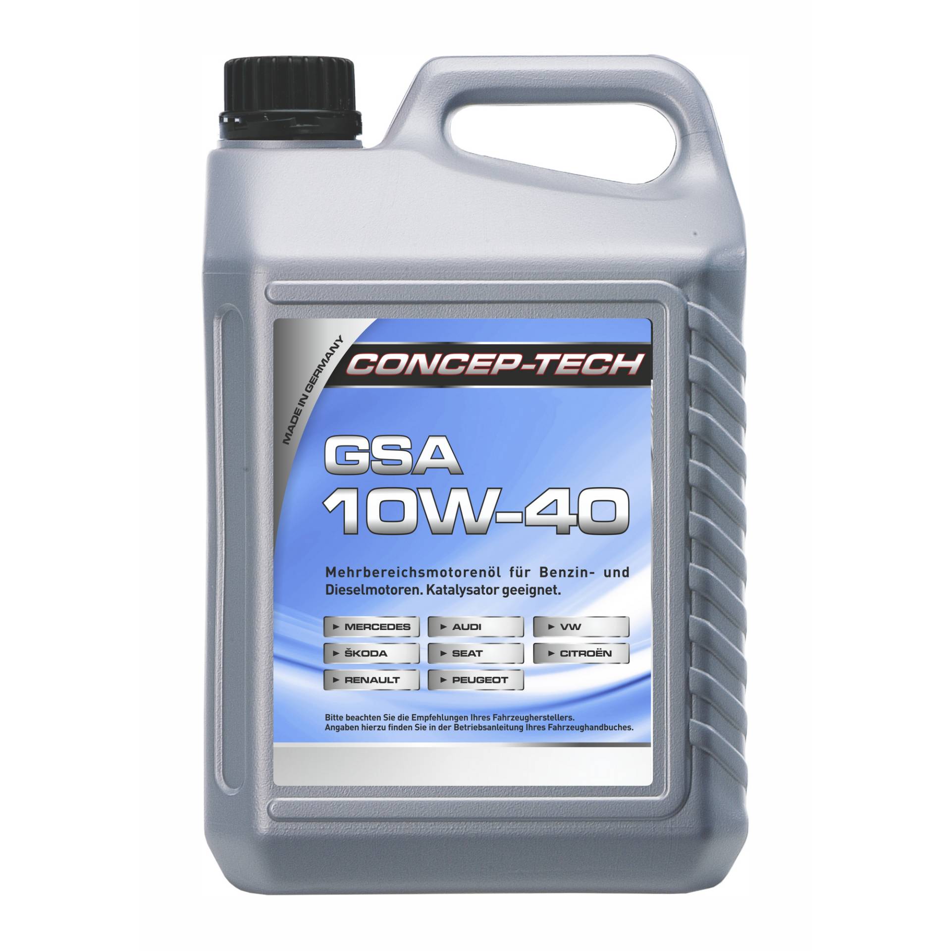 Concep-Tech Mehrbereichs-Motorenöl GSA 10W-40, 5 l Concep-Tech Mehrbereichs-Motorenöl GSA 10W-40, 5 l von Concep-Tech