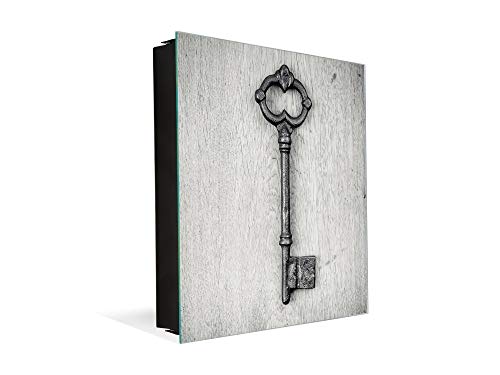 Concept Crystal Dekorative Key Box mit magnetischer, trocken abwischbarer Glastafel K14 Weltliche Motive: Schlüssel zu Meinem Haus von Concept Crystal