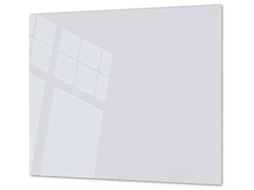 Schneidbrett aus Hartglas und schützende Arbeitsoberfläche – Schneideplatten SINGLE mit 60 x 52 cm und DOUBLE - zwei Bretter mit 30 x 52 cm D18 Reihe von Farben: Z Light Gray Schneidbrett aus Hartglas und schützende Arbeitsoberfläche – Schneideplatten SINGLE mit 60 x 52 cm und DOUBLE - zwei Bretter mit 30 x 52 cm D18 Reihe von Farben: Z Light Gray von Concept Crystal