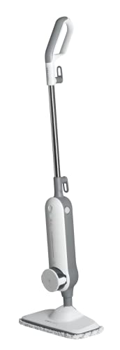 CONCEPT Hausgeräte CP2100 Dampfreiniger, 330 ml, 1x Mikrofasertücher und 1x Teppichgleitsohle, Radius 6,5m,1300W von Concept