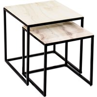 Concept Lara Couchtisch 2er Set Marmor Optik Concept Lara Couchtisch 2er Set Marmor Optik von Concept