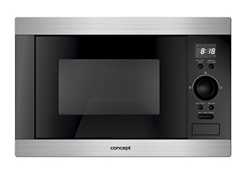 Concept MTV-3125 Integrierte Mikrowelle, 25 l, 900 W, Schwarz, Edelstahl, 1000 W von Concept