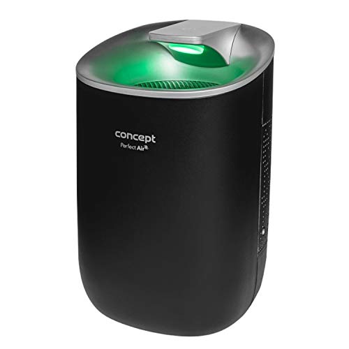 Concept Perfect Air OV1110 Luftentfeuchter Elektrischer Entfeuchter 600 ml Raumentfeuchter für Räume bis 15 m2 300 ml/Tag (Schwarz) von Concept