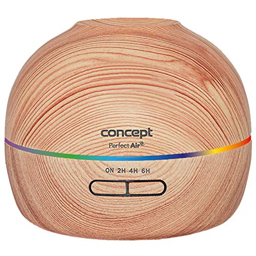 Concept Perfect Air Wood ZV1005 2 in 1 Luftbefeuchter mit Duftdiffusor 40 ml/h für Räume bis 20 m2 2x Arbeitsmodi Timer 300 ml (Helles Holz) von Concept