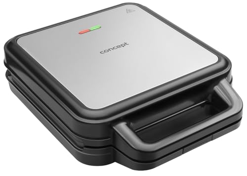 Concept SV3081 Sandwichmaker mit Dreieckplatten FAMILY 1200 W von Concept
