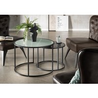 Concept Santos Couchtisch 2er-Set Glas - Metallgestell von Concept