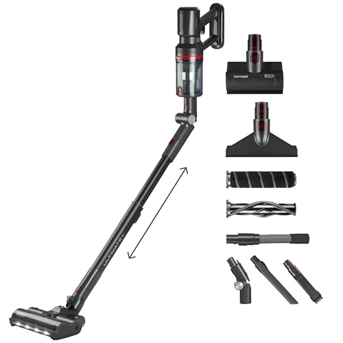 Concept VP6150, 3-in-1 Ultimate UV Power Stabstaubsauger 29,6 V, Schwarz, 680 milliliters von Concept
