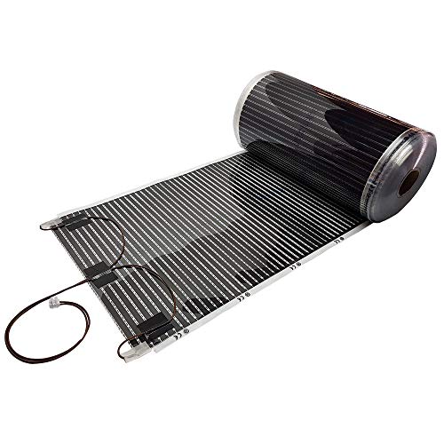 Concept2u Spiegelheizung - Heizfolie - Defogger - Antibeschlagfolie auf Maß einfach kleben 185 cm Lang 50 cm Breit - 75 Watt/lfm von Concept2u