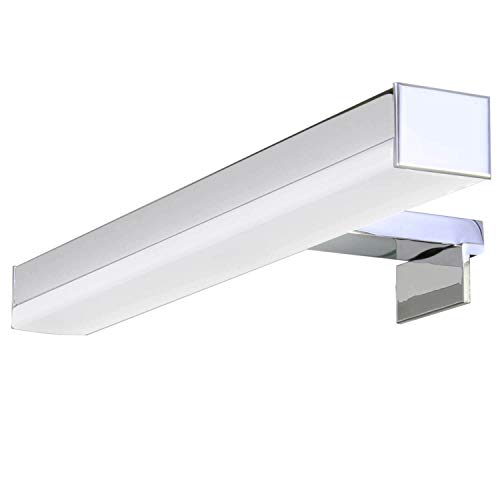 LED Spiegelleuchte Klemmleuchte Schrankleuchte AMBRA-28cm - 6 Watt 840LM 5700K Tageslichtweiß - IP44 - verschiedene Montagemöglichkeiten für Spiegel und Möbel CONCEPT2U von Concept2u