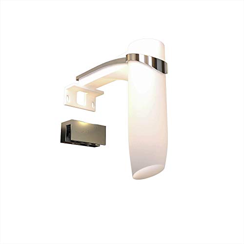 LED Spiegelleuchte Klemmleuchte Schrankleuchte Sarina AC-LED - 3 Watt 140LM 4000K neutralweiß - IP44 - verschiedene Montagemöglichkeiten für Spiegel und Möbel CONCEPT2U von Concept2u