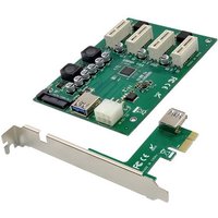 Conceptronic EMRICK PCIe-x1 zu 4x PCIe-x1 Erweiterungskit PCI-Express Karte PCIe Conceptronic EMRICK PCIe-x1 zu 4x PCIe-x1 Erweiterungskit PCI-Express Karte PCIe von Conceptronic