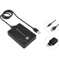 Conceptronic HUBBIES11BP USB 3.1 Gen 1-Hub Schwarz von Conceptronic