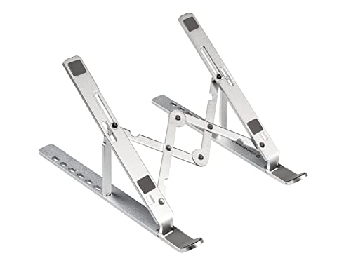 Conceptronic Klappbarer Laptop-Kühlständer/Cooling Stand (15,6")/Ergo.einstellbare 7Stufen aus Aluminium von Conceptronic