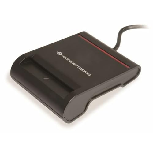 Conceptronic SCR01B Smart-ID Kartenleser Card Reader USB 2.0 schwarz von Conceptronic