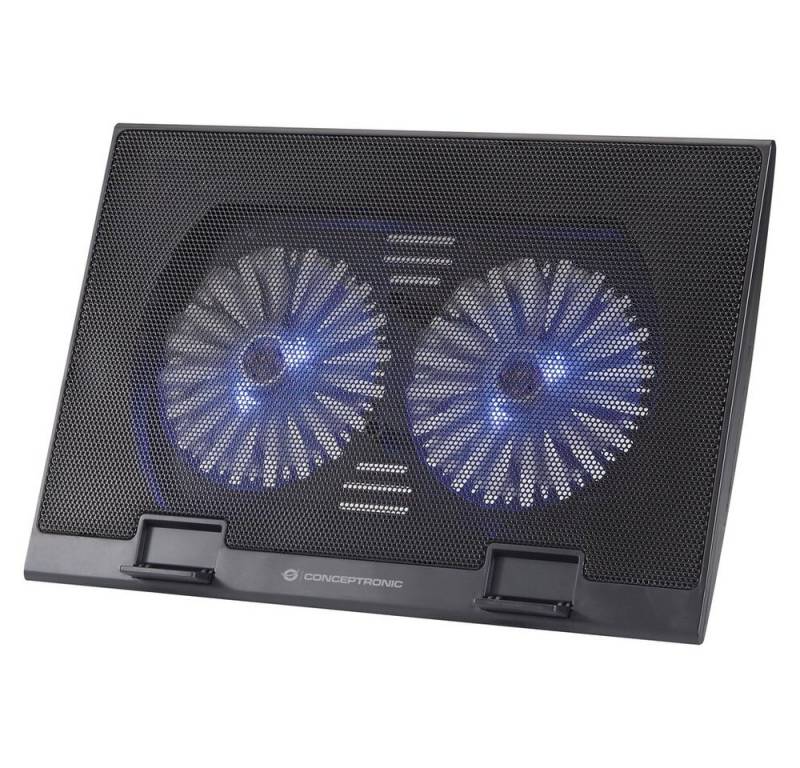 Conceptronic Standfuß Conceptronic THANA02B Notebook-Ständer mit Kühlfunktion höhenverstellb von Conceptronic