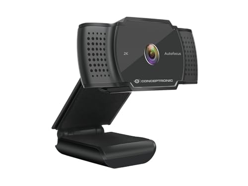 Conceptronic Webcam AMDIS 2k Super HD Webcam+Microphone sw Conceptronic Webcam AMDIS 2k Super HD Webcam+Microphone sw von Conceptronic