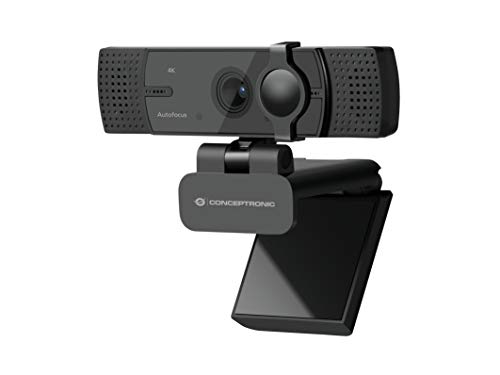 Conceptronic Webcam AMDIS08B 4K Ultra-HD mit Doppel-Mikrofon, 4015867225530 von Conceptronic