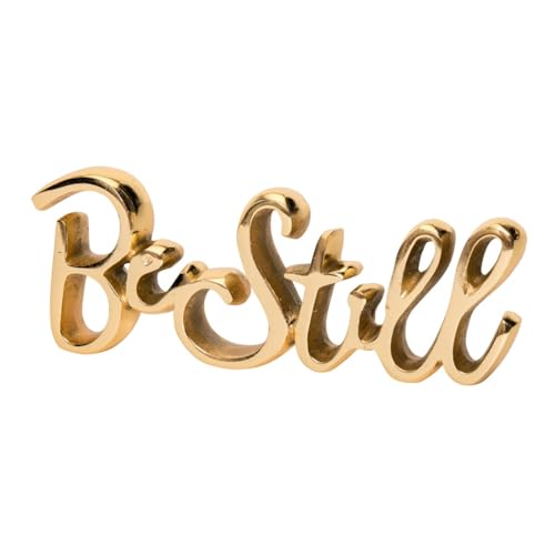 CONCEPTS Briefbeschwerer aus gegossenem Metall, motivierend, Heimbüro, Schreibtisch-Dekor-Accessoire, modernes metallisches Schreibschrift, dekoratives Regal, Akzent für Arbeitsplatz, Schlafzimmer von Concepts