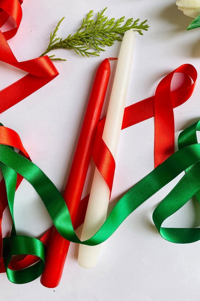 Conceptum Hypnose Tafelkerze Christmas (Set, 2-tlg., 2 Kerze), 2er Premium Tafelkerzen Set, 25cm, Elegante Deko in vielen Farben von Conceptum Hypnose