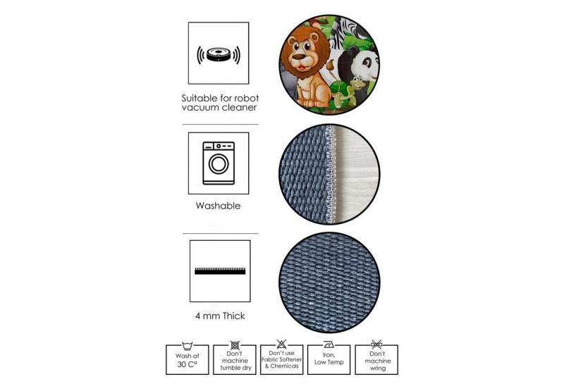 Conceptum Hypnose Teppich 70% COTTON / 30% POLYESTER, 160 x 230 cm T4476 von Conceptum Hypnose