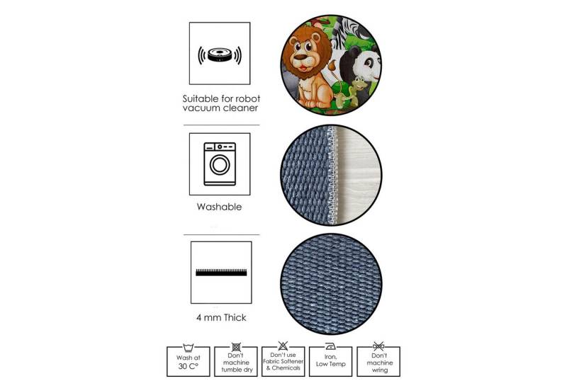 Conceptum Hypnose Teppich 70% COTTON / 30% POLYESTER, 100 x 150 cm T5160 von Conceptum Hypnose