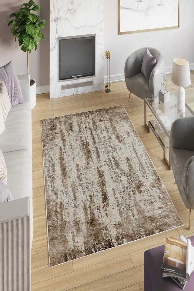 Teppich W881 HFT, Beige, 120 x 180 cm, 100% POLYESTER, Conceptum Hypnose von Conceptum Hypnose