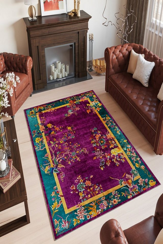 Teppich W934 HFT, Violett, 180 x 280 cm, 100% POLYESTER, Conceptum Hypnose von Conceptum Hypnose