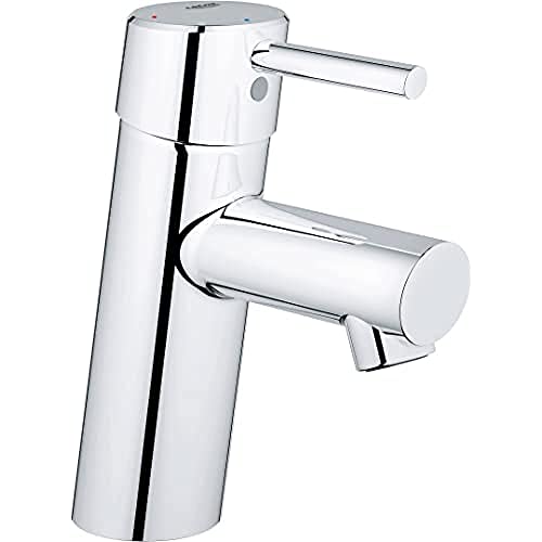 GROHE Concetto - Einhand-Waschtischarmatur (wassersparend, energiesparend, Mittelstellung kalt, langlebige Oberfläche, glatter Körper), chrom, 2338510E GROHE Concetto - Einhand-Waschtischarmatur (wassersparend, energiesparend, Mittelstellung kalt, langlebige Oberfläche, glatter Körper), chrom, 2338510E von GROHE