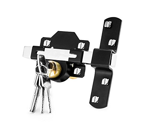 Concise Home Türschloss mit langem Riegel für Gartentüren tore 50 mm von Concise Home