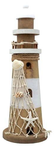 Concord GmbH Leuchtturm Deko Maritim Holz Weiß Sommer Tischdeko Hochzeit Geburtstag Ø10x29 cm Concord GmbH Leuchtturm Deko Maritim Holz Weiß Sommer Tischdeko Hochzeit Geburtstag Ø10x29 cm von Concord GmbH