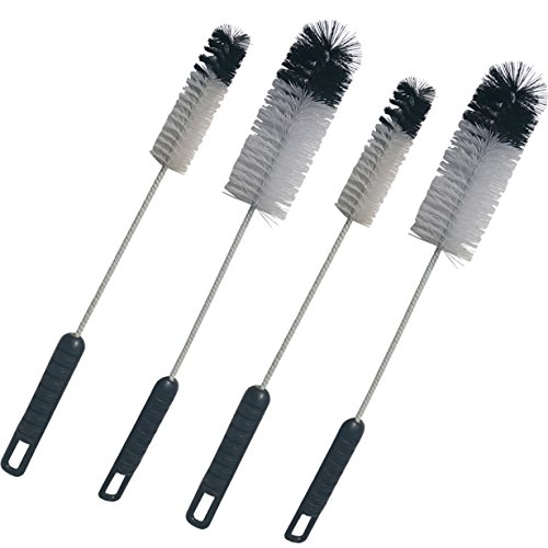 Condello Casa Flaschenbürste Twist Bottle Brush Spülbürsten Set Flaschenreiniger Reinigungsbürste Gläserbürste Reagenzglasbürste Tassenbürste Schlauchbürste Rohrbürsten Topfbürste Dünn und Lang (4) von Condello Casa