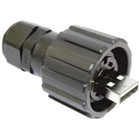 Conec USB 2.0 Stecker-Set - IP67 Stecker, gerade 17-200121 Bajonettverschluss 17-200121 Inhalt: 1St. von Conec