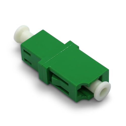 Conectra® - Glasfaser Adapter für FTTH | LC/APC auf LC/APC | Simplex | Monomode | Grün (1 Stück) von Conectra