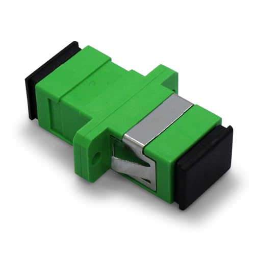 Conectra® - Glasfaser Adapter für FTTH | SC/APC auf SC/APC | Simplex | Monomode | Grün (1 Stück) von Conectra
