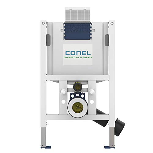 CONEL Toilette Wandmontage Keramik Weiß Glossy 820 cm x 525 mm von CONEL
