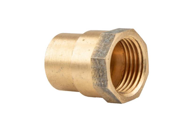 Conex Bänninger Lötfitting Rotguss-Übergangsmuffe mit IG - Typ 4270G, 12 mm x 3/8 Zoll von Conex Bänninger