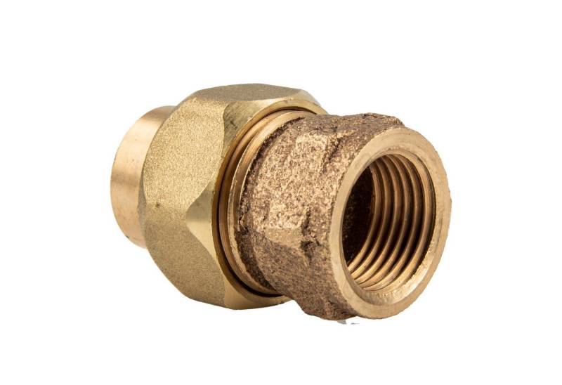 Conex Bänninger Lötfitting Rotguss-Verschraubung flachdichtend mit IG - Typ 4330G, 15 mm x 1/2 Zoll von Conex Bänninger