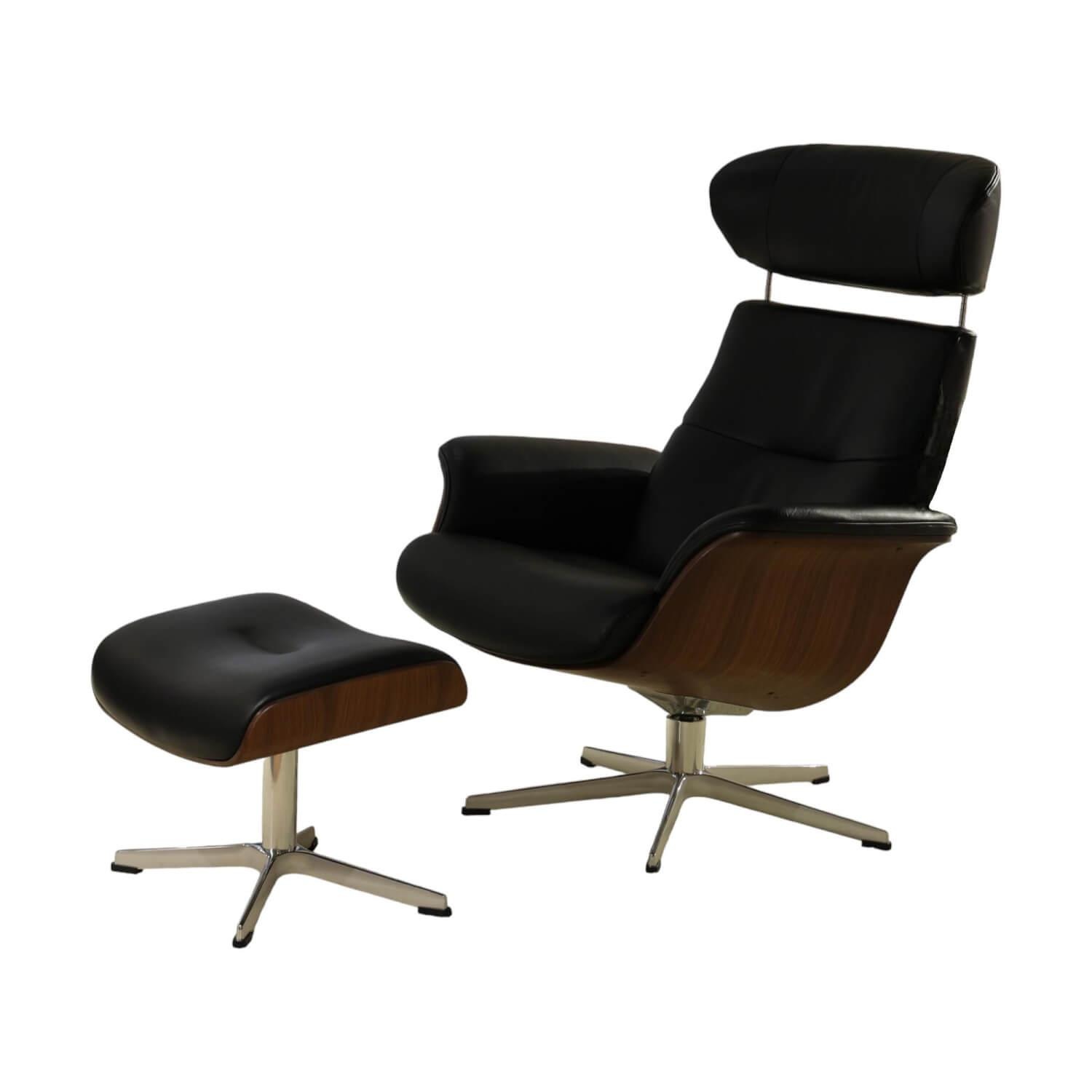 Sessel Time Out 6003 Leder 2514 89 Fantasy Black Schwarz Sitzschale Walnuss Fuß ... Sessel Time Out 6003 Leder 2514 89 Fantasy Black Schwarz Sitzschale Walnuss Fuß ... von Conform