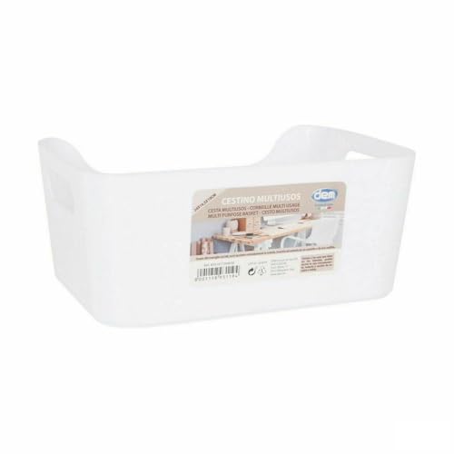 Confortime Mehrzweckkorb, weiß, 24 x 16,5 x 10 cm (24 Stück) von CONFORTIME