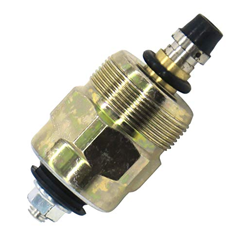 Fuel Shut Off Solenoid 60807767 2852741 Kompatibel mit New Holland Traktor 4330 4835 7530 8160 8260 8360 8560 Kompaktlader 3400 SB60 SB62 SB64 Kompatibel mit Cummins Motor 5,9 l von Congparts