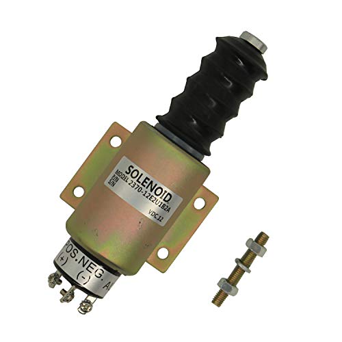 Fuel Shutoff Solenoid 2300-1503 2370-12E2U1B2A Kompatibel mit Woodward Dieselmotor von Congparts